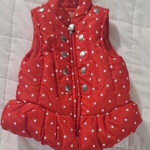 Kids Headquarters Red Polka Dot Vest